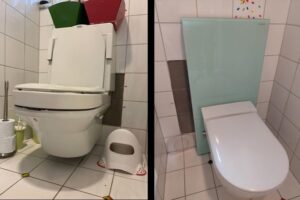 Dusch-WC Austausch